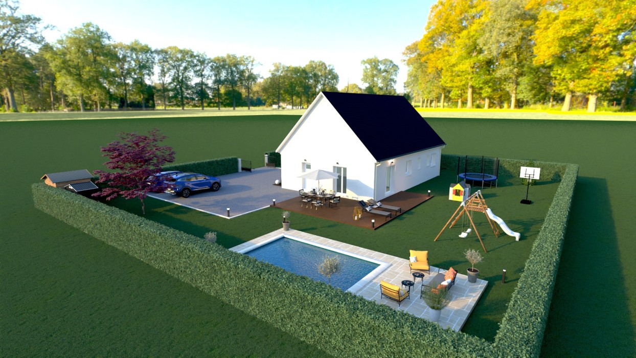 Terrain et Maison à construire à Le Plessis-Grohan