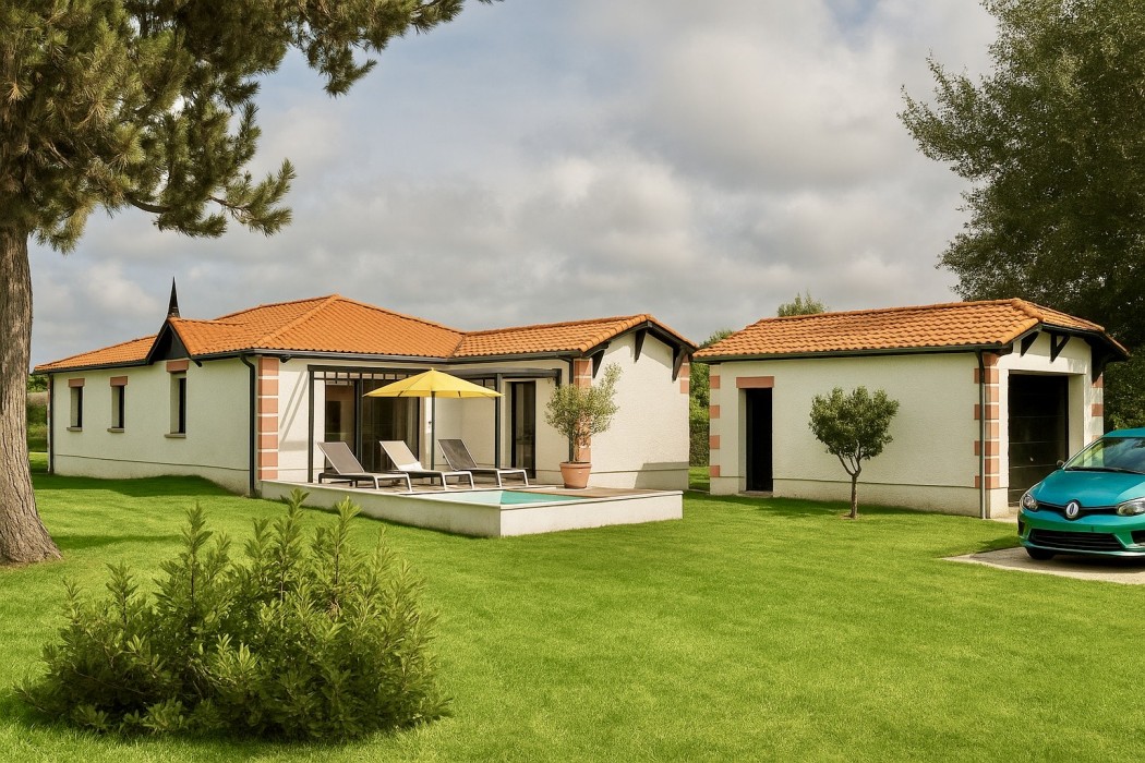 LE TEICH - Bassin d'Arcachon terrain constructible 1000 m²