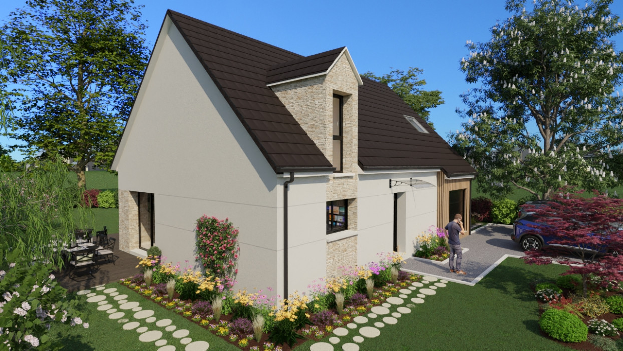 Maison 4 chambres 135m² + garage sur 694m² de terrain