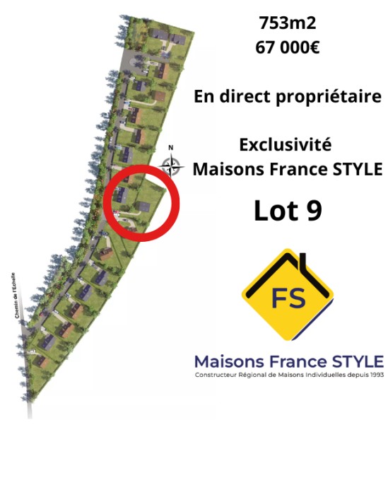 Terrain à bâtir à Heudebouville