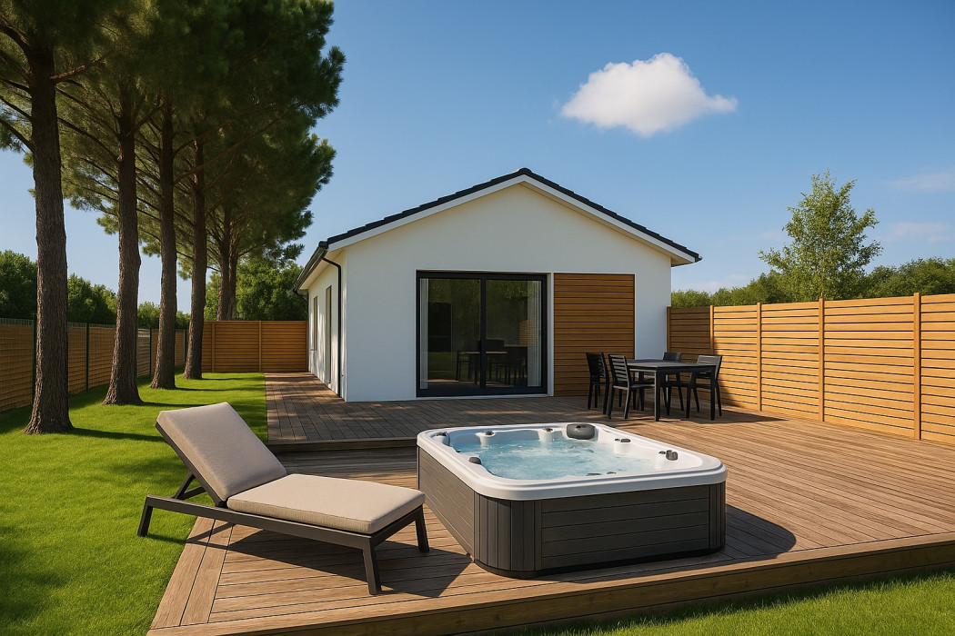 Magnifique terrain de 1000 m² avec maison de 100 m²