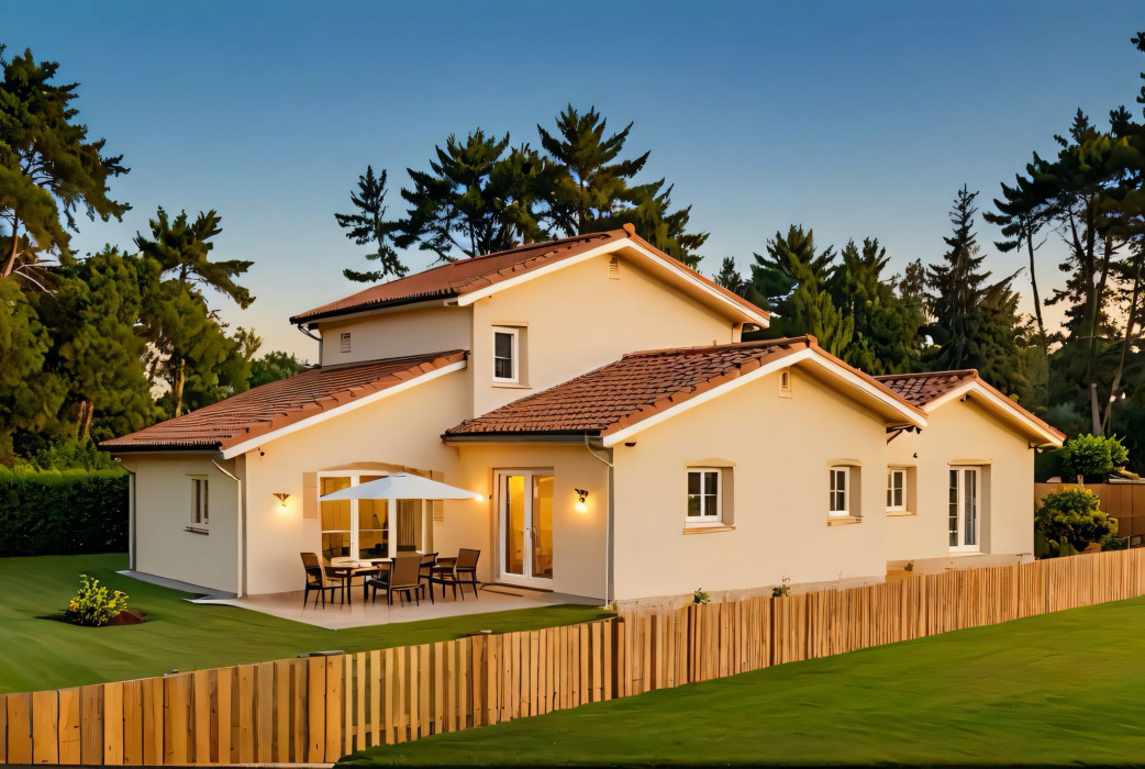 Terrain 1400 m² avec maison de 160 m²