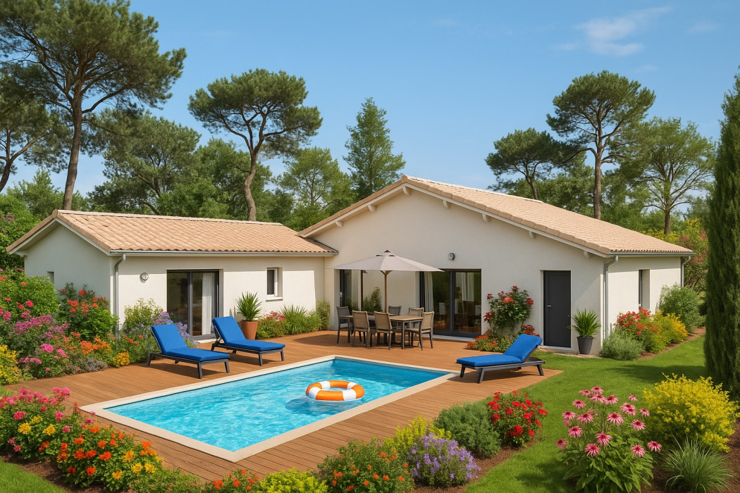 Terrain et Maison à construire à Biscarrosse