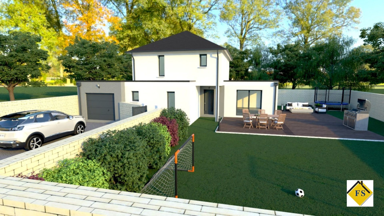 Maison neuve 110m² + terrain de 360m² à Giberville