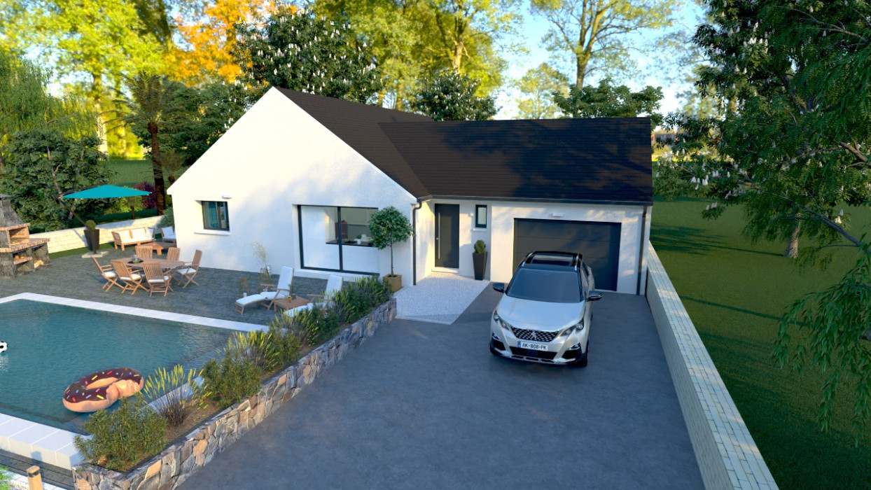 Maison neuve 90m² + terrain de 420m²