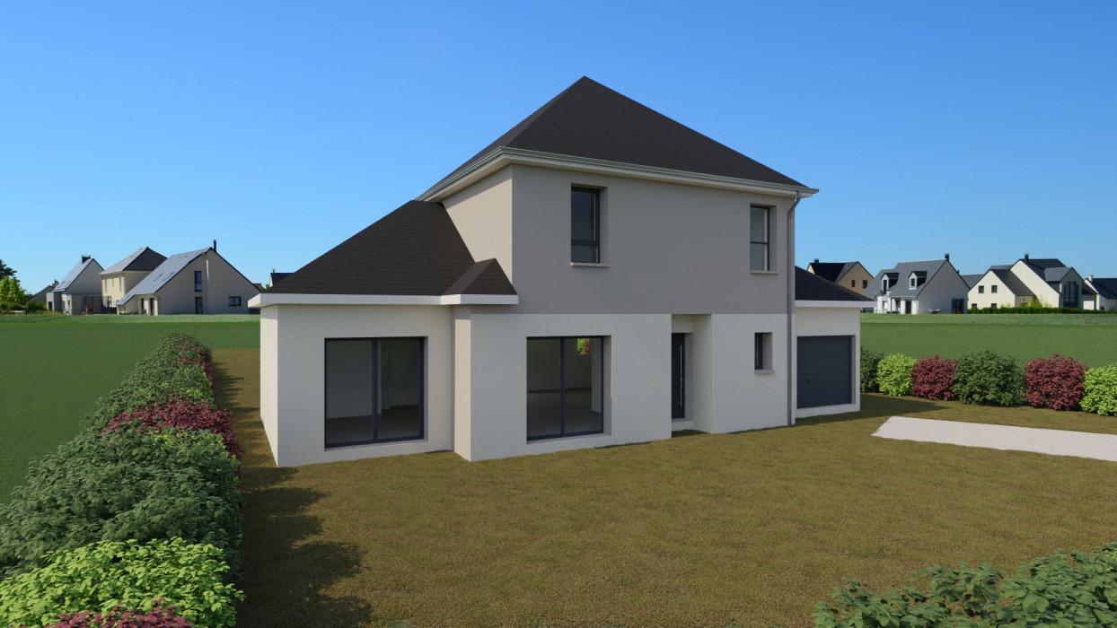 Maison de 100m² + terrain 350m² à Limetz-Villez (78270)